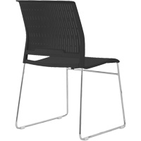 Chaises empilables, Polypropyl&egrave;ne, Hauteur 32-3/8", Capacit&eacute; 250 lb, Noir OSI Industrial Sales
