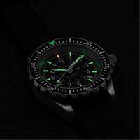 Large Diver's Automatic Watch, Digital, Battery Operated, 41 mm, Black OSI Industrial Sales