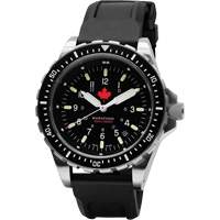 Red Maple Jumbo Diver's Quartz Watch, Digital, Battery Operated, 46 mm, Black OSI Industrial Sales