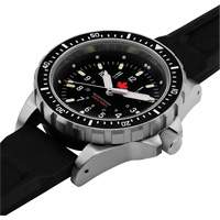 Red Maple Jumbo Diver's Quartz Watch, Digital, Battery Operated, 46 mm, Black OSI Industrial Sales