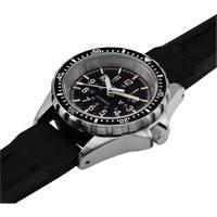 Steel Navigator with Date on Black 3-Piece Rubber Strap Kit, Digital, Battery Operated, 36 mm, Black OSI Industrial Sales