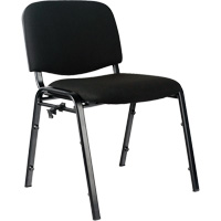 Chaises empilables, Tissu, Hauteur 32", Capacit&eacute; 250 lb, Noir OSI Industrial Sales