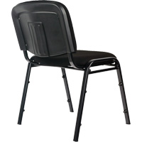 Chaises empilables, Tissu, Hauteur 32", Capacit&eacute; 250 lb, Noir OSI Industrial Sales