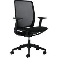 Kody High-Back Synchro-Tilter Chair, Mesh, Black, 300 lbs. Capacity OSI Industrial Sales