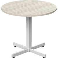 Newland Height-Adjustable Round Table, 36" L x 36" W x 29" H, 1" Top, Laminate, Tan OSI Industrial Sales