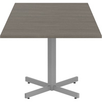 Newland Height-Adjustable Square Table, 36" L x 36" W x 29" H, 1" Top, Laminate, Brown OSI Industrial Sales