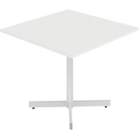 Newland Height-Adjustable Square Table, 36" L x 36" W x 29" H, 1" Top, Laminate, White OSI Industrial Sales