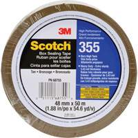 Ruban d'emballage Scotch 355, Adh&eacute;sif Thermofusible, 3,4 mils, 48 mm (1-22/25") x 50 m (164') OSI Industrial Sales