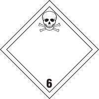 TDG Shipping Labels, Class 6.1, Toxic Substances, Vinyl OSI Industrial Sales