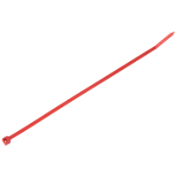 Attaches de c&acirc;ble interm&eacute;diaires, Longueur 8", R&eacute;sistance &agrave; la traction 40 lb, Rouge OSI Industrial Sales