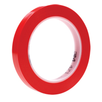471 Vinyl Tape, 12 mm (1/2") W x 32.9 m (108') L, 5.3 mils, Red OSI Industrial Sales