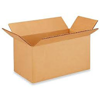 Corrugated Box, 8" L x 4" W x 4" H, Flute C OSI Industrial Sales