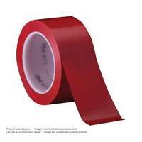 471 Vinyl Tape, 38 mm (1-1/2") W x 32.9 m (108') L, 5.3 mils, Red OSI Industrial Sales