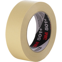 501+ High Temperature Masking Tape, 18 mm (3/4") x 55 m (180'), Tan OSI Industrial Sales