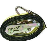 Ratchet Tie-Down, J-Hook, 2" W x 16' L, 10000 lbs. Working Load Limit OSI Industrial Sales