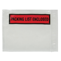 Packing List Envelope, 4-1/2" L x 5-1/2" W, Backloading Style OSI Industrial Sales