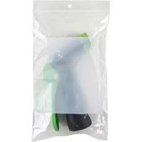 Sacs en poly avec espace inscriptible blanc, Refermable, 8" x 5", 2 mils OSI Industrial Sales