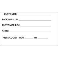 Generic Shipping Label, 4" W x 6" L, White OSI Industrial Sales