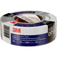 DT17 Super-Duty Duct Tape, 17 mils, Black, 48 mm (2") x 32 m (105') OSI Industrial Sales