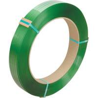 Feuillard, Polyester, 1/2" la x 3380' lo, Vert, Calibre Manuel OSI Industrial Sales