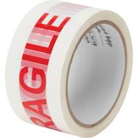 Ruban d'emballage Fragile, Adh&eacute;sif Thermofusible, 2 mils, 48 mm (2") x 100 m (328') OSI Industrial Sales