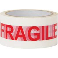 Ruban d'emballage Fragile, Adh&eacute;sif Thermofusible, 2 mils, 48 mm (2") x 100 m (328') OSI Industrial Sales