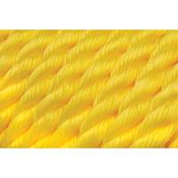 Braided Yellow Rope, Polypropylene, 300' OSI Industrial Sales