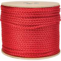 Braided Red Rope, Polypropylene, 500' OSI Industrial Sales
