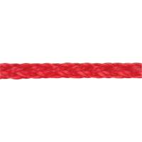 Braided Red Rope, Polypropylene, 500' OSI Industrial Sales