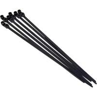 Screw-In Cable Tie, 8" Long, 50 lbs. Tensile Strength, Black OSI Industrial Sales