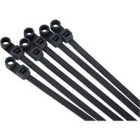 Screw-In Cable Tie, 8" Long, 50 lbs. Tensile Strength, Black OSI Industrial Sales