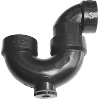 Siphon-P avec joint &agrave; colle &agrave; solvant et regard de nettoyage OSI Industrial Sales