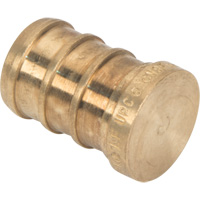 Capuchon de tuyau sans plomb, Tuyau, 1/2" dia., Laiton OSI Industrial Sales