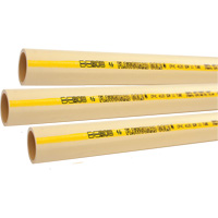 Tuyau pour eau froide ou chaude Flowguard Gold, PVC-C, 20' lo x 0,5" dia. OSI Industrial Sales