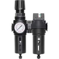 Filter/Regulator & Coalescing Filter Modulair 300 with Standard Bowl & Manual Drain, 3/8" NPTF, 150 PSI, 5.12 fl. oz. Capacity OSI Industrial Sales