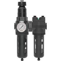 Filter/Regulator & Coalescing Filter Modulair 400 with Standard Bowl & Manual Drain, 3/4" NPTF, 150 PSI, 9.13 fl. oz. Capacity OSI Industrial Sales