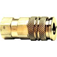 Automatic One-Handed Quick Disconnect, Brass, 1/4" x 3/8" OSI Industrial Sales