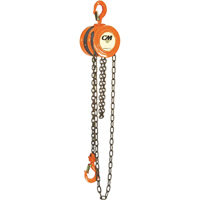Chain Hoist, 10' Lift, 1000 lbs. (0.5 tons) Capacity, Steel Chain OSI Industrial Sales
