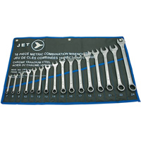 CWS-16M Raised Panel Wrench Set, Combination, 16 Pieces, Metric OSI Industrial Sales