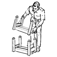 Portable Stacking Racks, 12" W x 16" D, 2500 lbs. Capacity OSI Industrial Sales