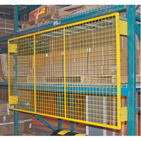 Grilles de protection arri&egrave;re pour palettier, 144" la x 48" h, Ferrures de 6" OSI Industrial Sales