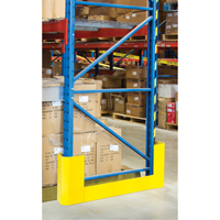 Racking Aisle Protectors, 3" W x 47" L x 16" H, Safety Yellow OSI Industrial Sales