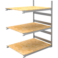 &eacute;tag&egrave;re-classeur de grande largeur, Acier, 3 Tablettes, 42" la x 32" p x 60" h, Ensemble Ajout OSI Industrial Sales