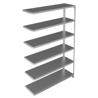 &eacute;l&eacute;ment de rayonnage, Acier galvanis&eacute;, Montant &agrave; fente, Ajout, 48" la x 72" h x 15" p OSI Industrial Sales