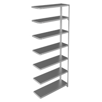 &eacute;l&eacute;ment de rayonnage, Acier galvanis&eacute;, Montant &agrave; fente, Capacit&eacute; 400 lb, 36" la x 84" h x 12" p OSI Industrial Sales