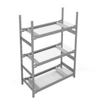 &eacute;tag&egrave;re de grande largeur, Acier, Sans boulons, Capacit&eacute; 1340 lb, 42" la x 60" h x 18" p OSI Industrial Sales