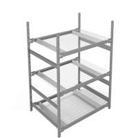 &eacute;tag&egrave;re de grande largeur, Acier, Sans boulons, Capacit&eacute; 1340 lb, 42" la x 60" h x 32" p OSI Industrial Sales
