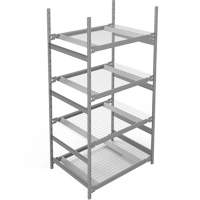 &eacute;tag&egrave;re de grande largeur, Sans boulons, Capacit&eacute; 1340 lb, 42" la x 84" h x 32" p OSI Industrial Sales