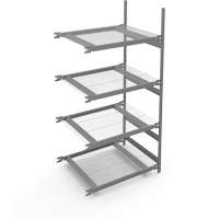 Wide Span Storage Shelving, Steel, Boltless, 1340 lbs. Capacity, 42" W x 84" H x 32" D OSI Industrial Sales