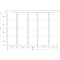 Cabinet d'entreposage &agrave; tiroirs int&eacute;gr&eacute; Interlok OSI Industrial Sales